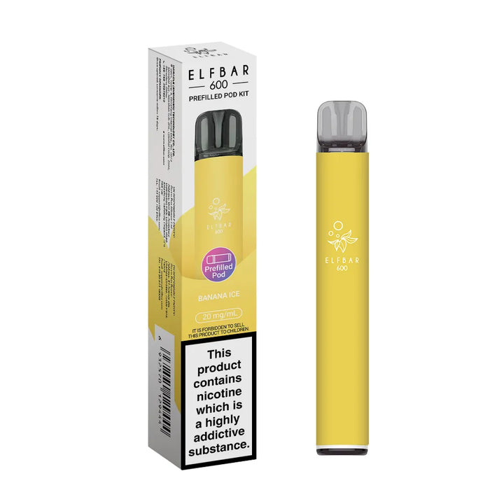 ElfBar 600 Prefilled Pod Vape Kit (PACK OF 10)