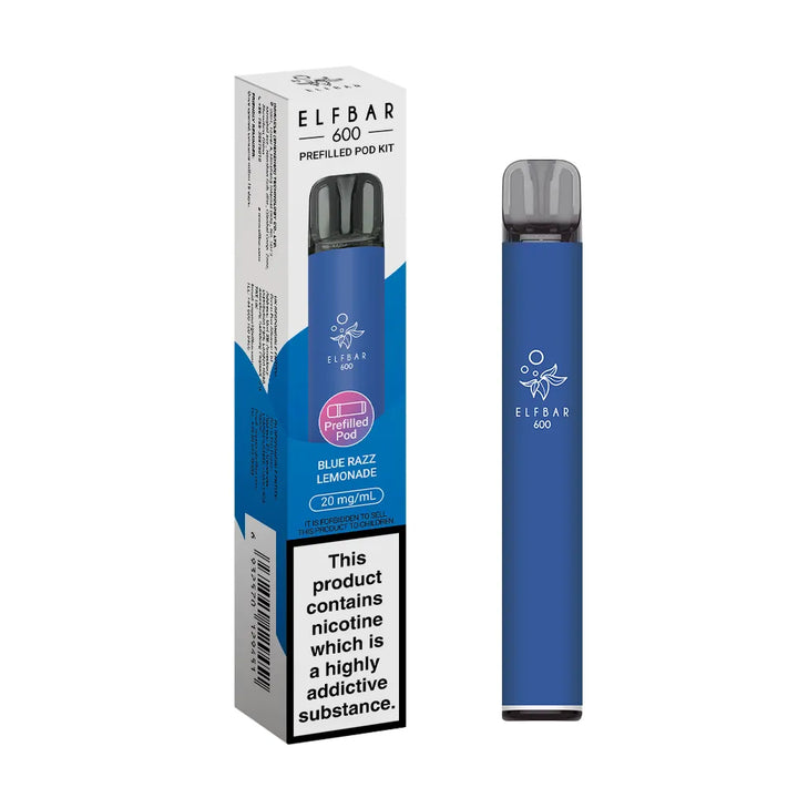 ElfBar 600 Prefilled Pod Vape Kit (PACK OF 10)