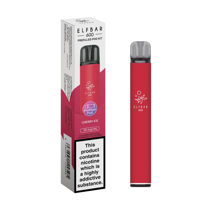 ElfBar 600 Prefilled Pod Vape Kit (PACK OF 10)