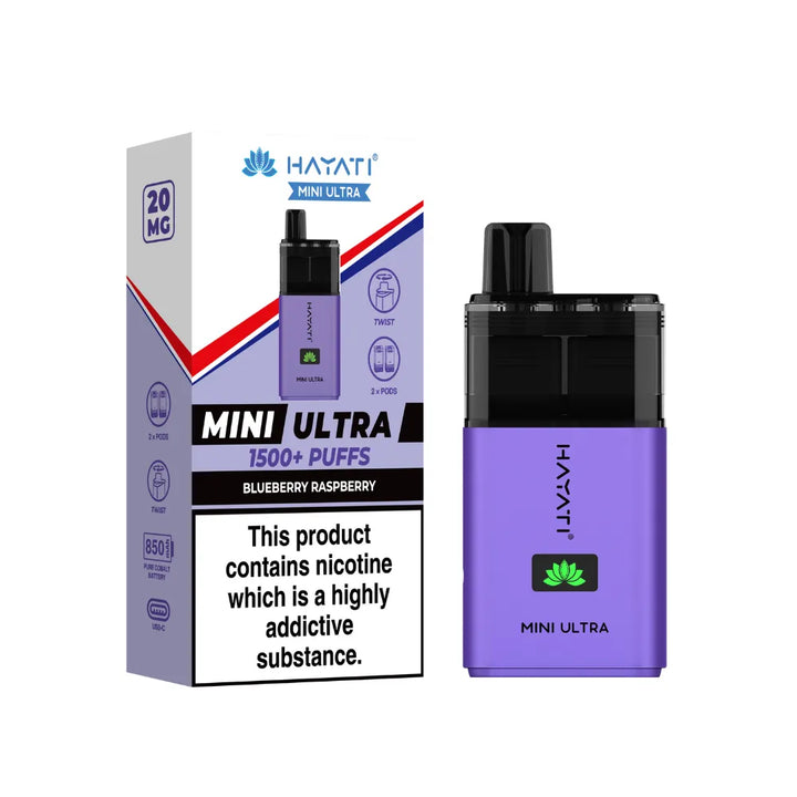 Hayati Mini Ultra 1.5K Prefilled Pod Vape Kit (PACK OF 5)