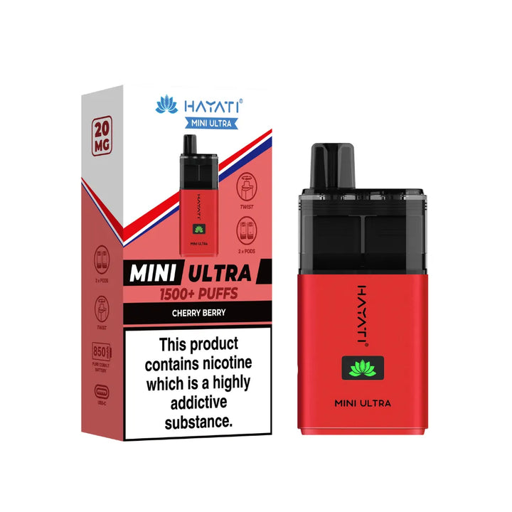 Hayati Mini Ultra 1.5K Prefilled Pod Vape Kit (PACK OF 5)