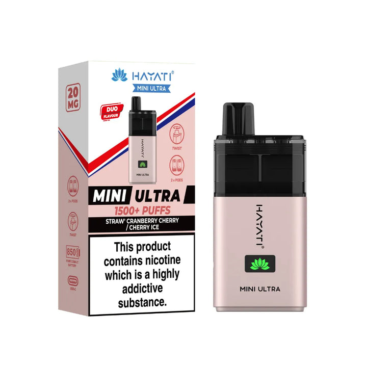 Hayati Mini Ultra 1.5K Prefilled Pod Vape Kit (PACK OF 5)