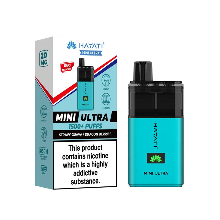 Hayati Mini Ultra 1.5K Prefilled Pod Vape Kit (PACK OF 5)