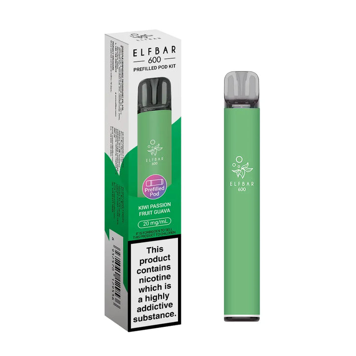 ElfBar 600 Prefilled Pod Vape Kit (PACK OF 10)