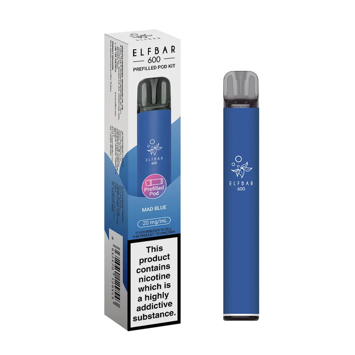 ElfBar 600 Prefilled Pod Vape Kit (PACK OF 10)