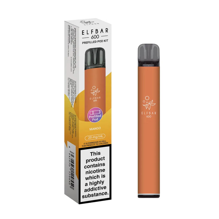 ElfBar 600 Prefilled Pod Vape Kit (PACK OF 10)