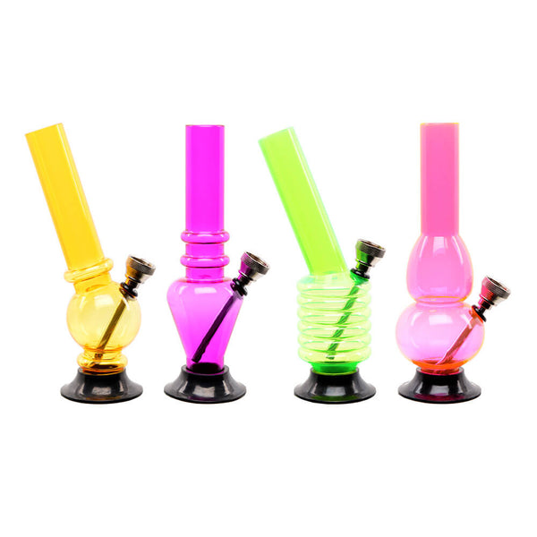 Atomic Mini Acrylic Bong 15cm - Vivid and Compact Design