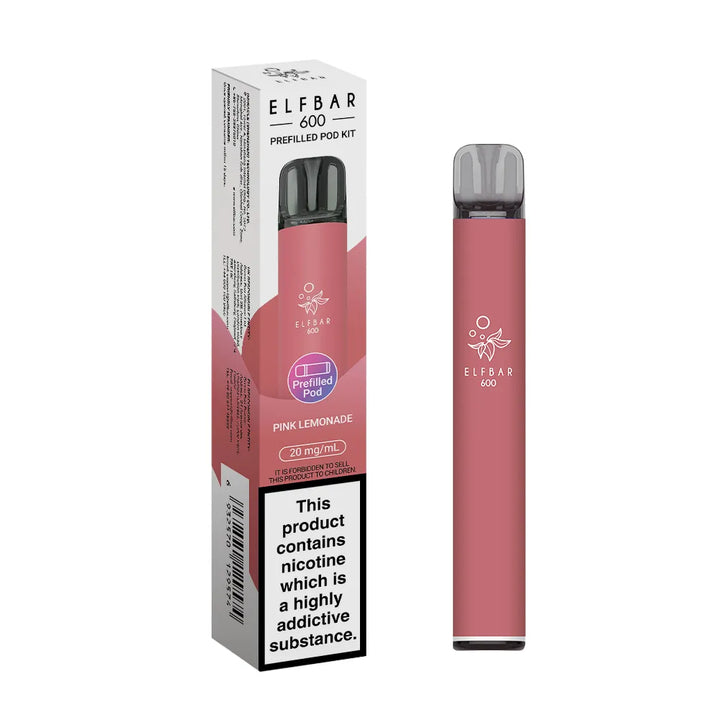 ElfBar 600 Prefilled Pod Vape Kit (PACK OF 10)