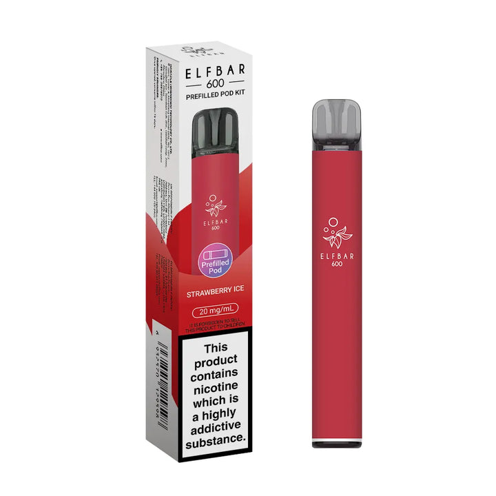 ElfBar 600 Prefilled Pod Vape Kit (PACK OF 10)