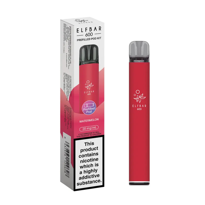 ElfBar 600 Prefilled Pod Vape Kit (PACK OF 10)