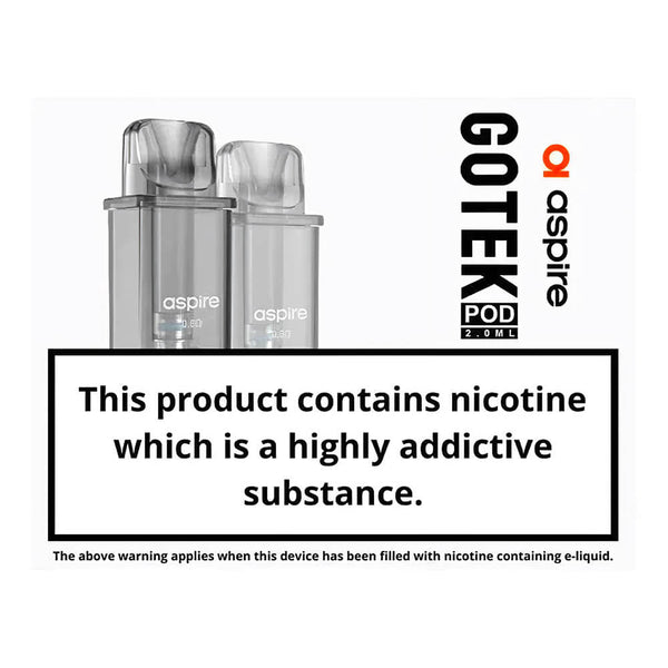 Aspire Gotek Mesh Coil Replacement Pods 2 PCS - (Singles)