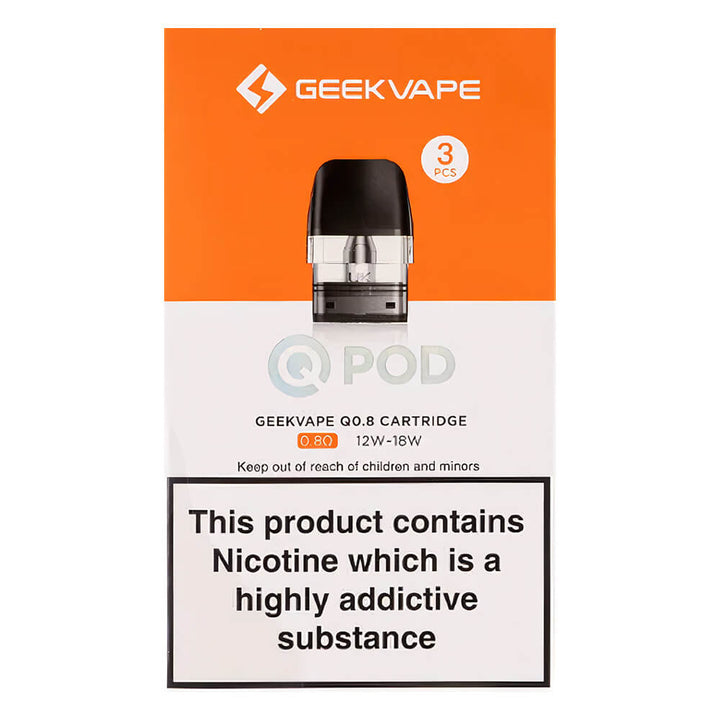GeekVape Q Replacement Pod Cartridges 3 PCS - (Singles)