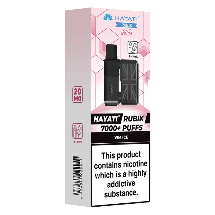 Hayati Rubik 7K Prefilled Pods - (Pack Of 5)