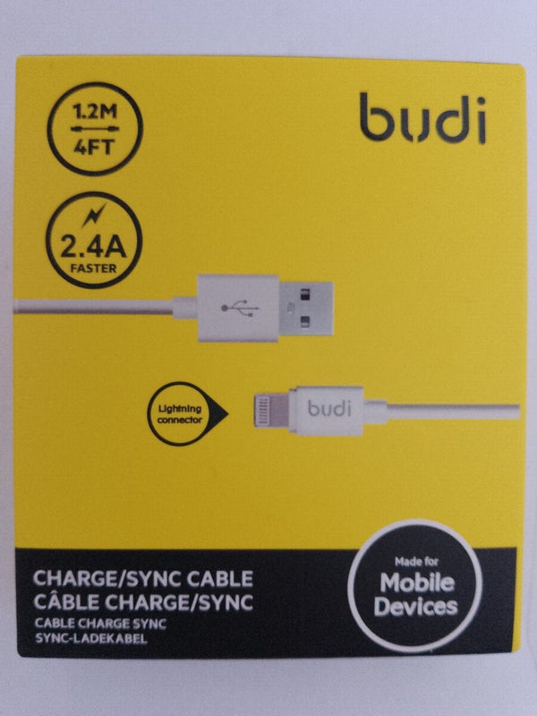 BUDI Usb A To Lightning Cable - (Pack Of 20)