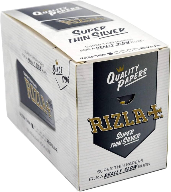 Rizla Super Thin Silver Rolling Paper - (Pack Of 100)