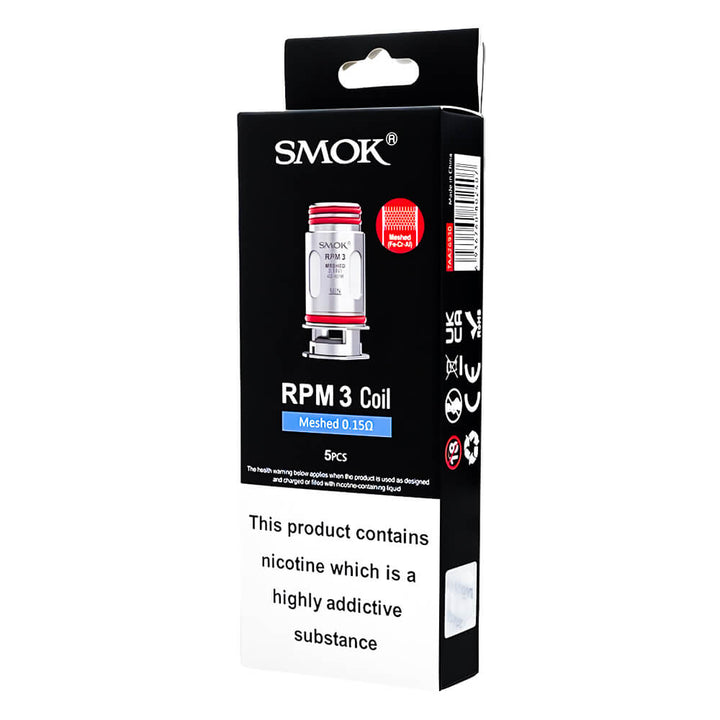 SMOK RPM 3 Coils 5 PCS - (Singles)