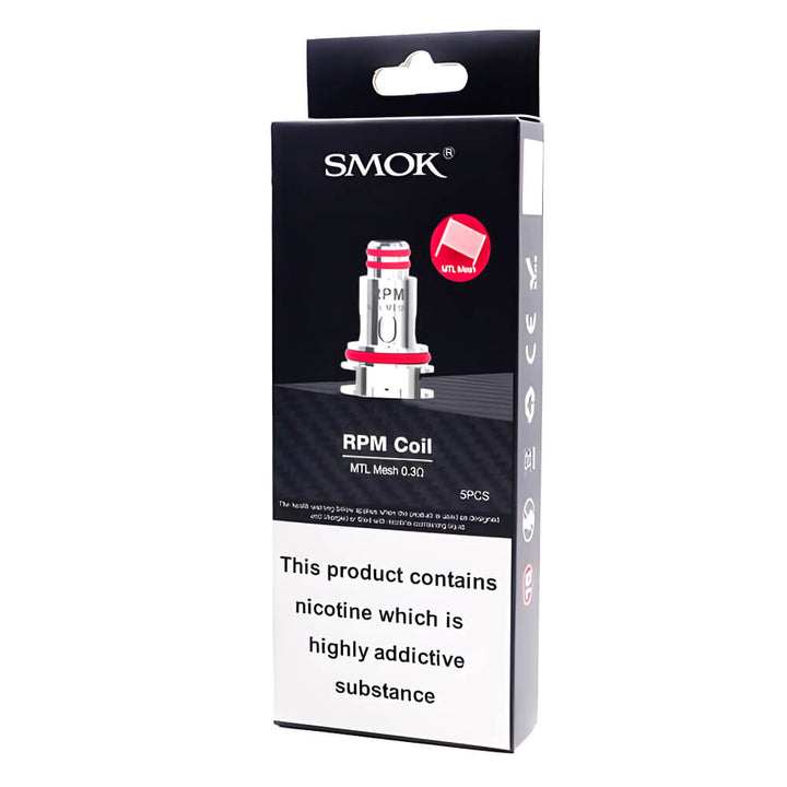 SMOK RPM Replacement Coils 5 PCS - (Singles)
