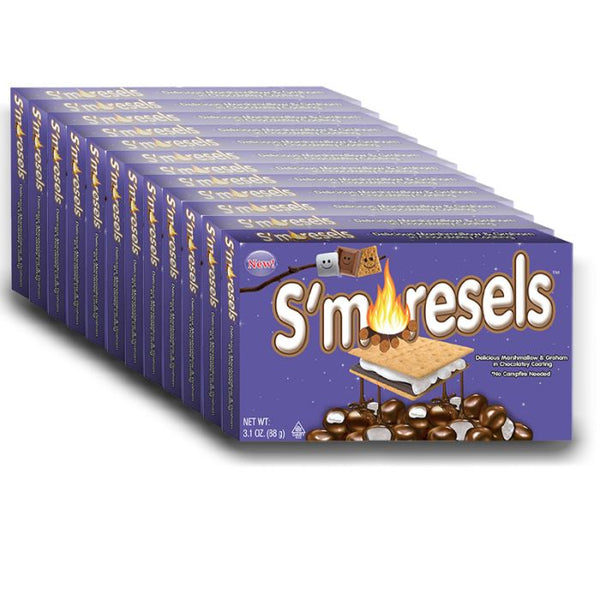 COOKIE DOUGH BITES - S'MORESELS 3.1oz (88g) (Pack of 12)